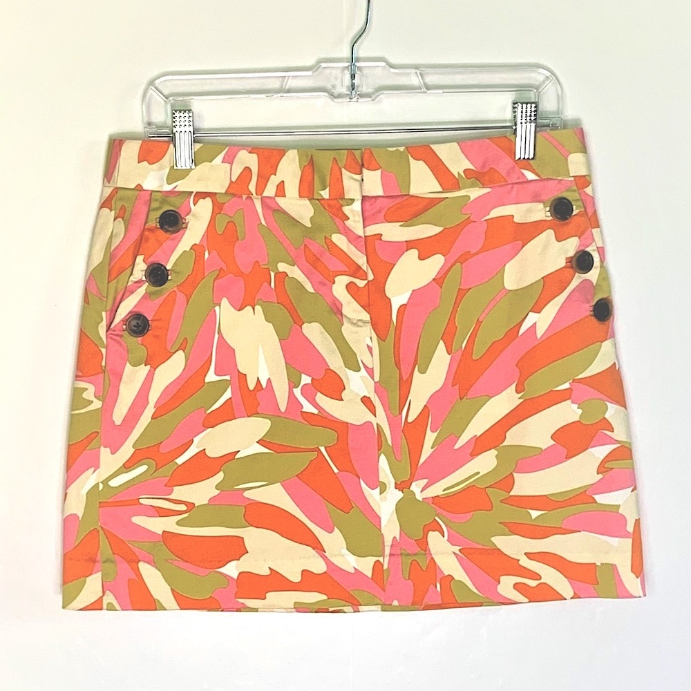 J. CREW Camo Mini SKirt